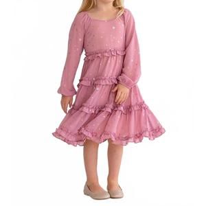 NEW MABEL + HONEY starlight starbright dress in purple